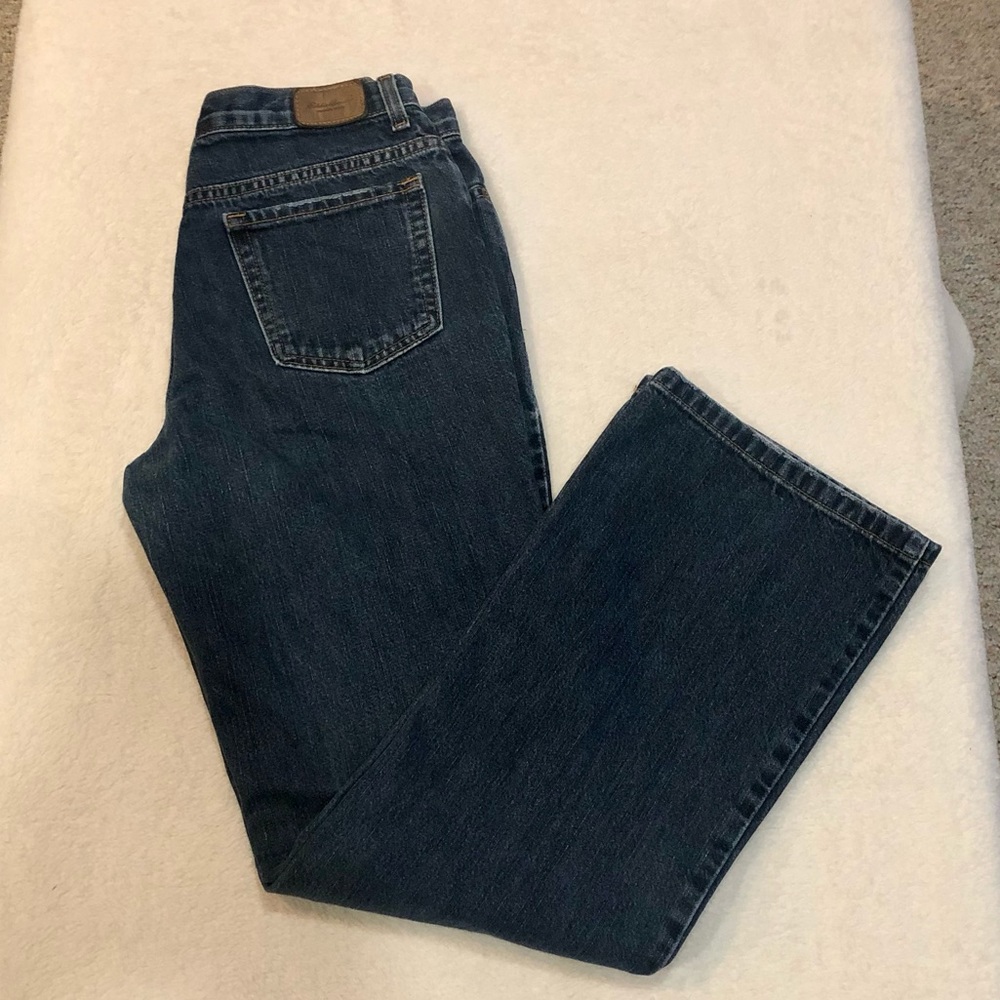 Eddie Bauer Darker Wash Straight Leg Jeans Size 10 Regular